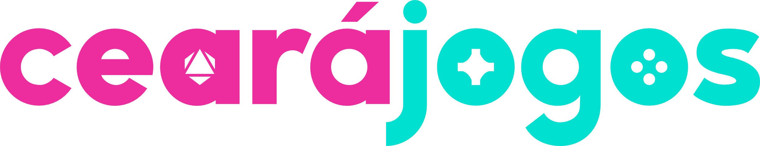logo Ceará Jogos neon